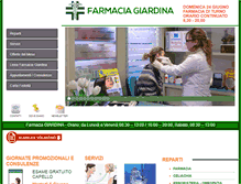 Tablet Screenshot of farmaciagiardina.it